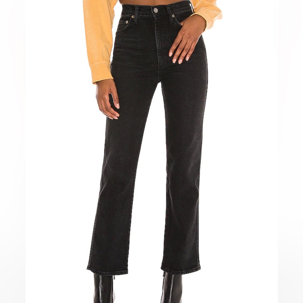 Agolde Black Boot Cut Jeans